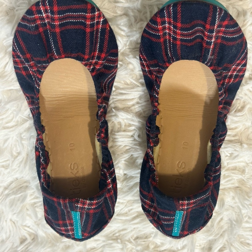Tieks Plaid Ballet Flats size 10 - Picture 5 of 5